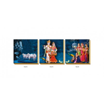 Wooden 3 Pis Set(14x14)  (T-1411)